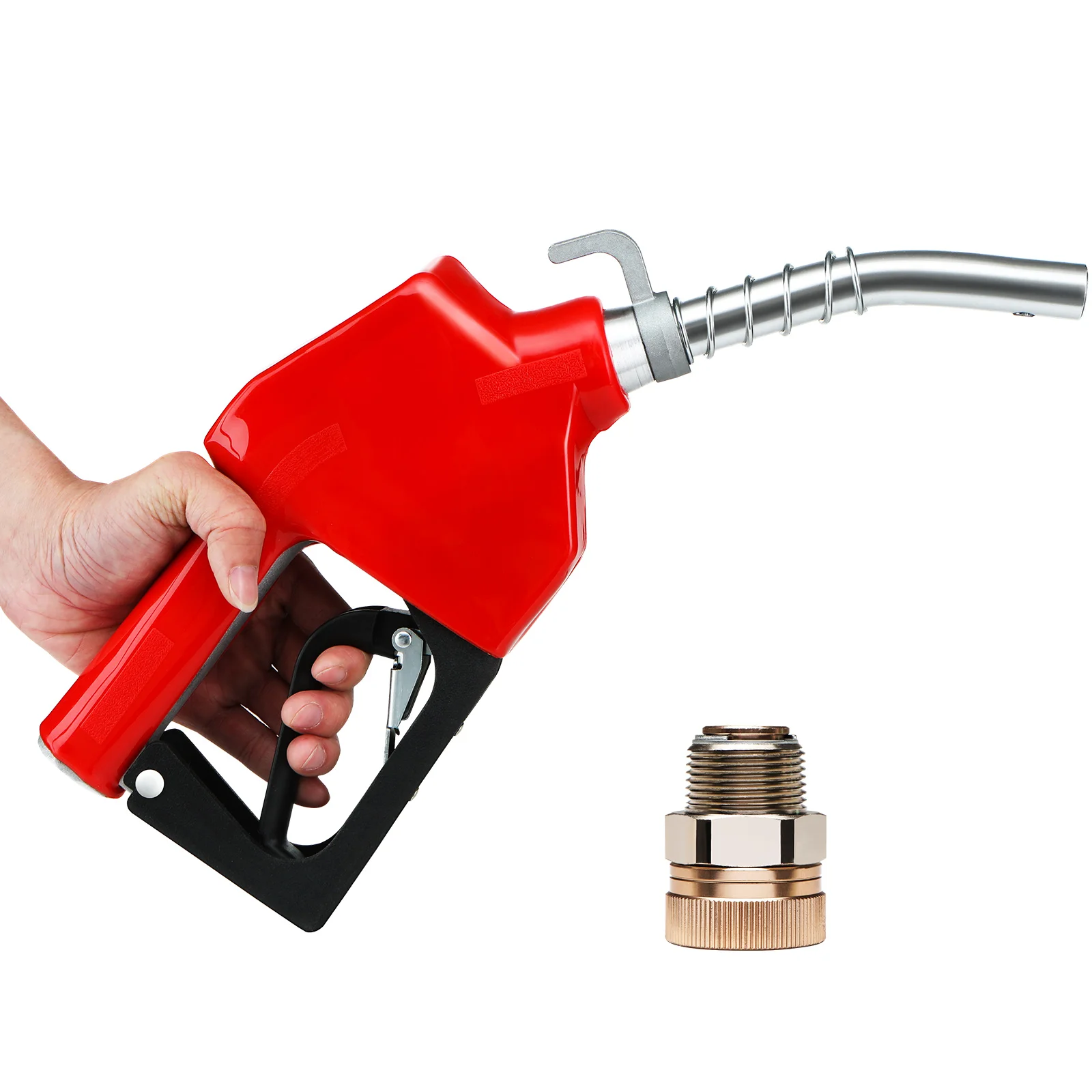 VEVOR Automatic Fuel Nozzle 40/60 L/min 16 GPM Max Flow Rate Aluminum&PVC Gas Pump Handle for Gasoline Diesel Kerosene Biodiesel