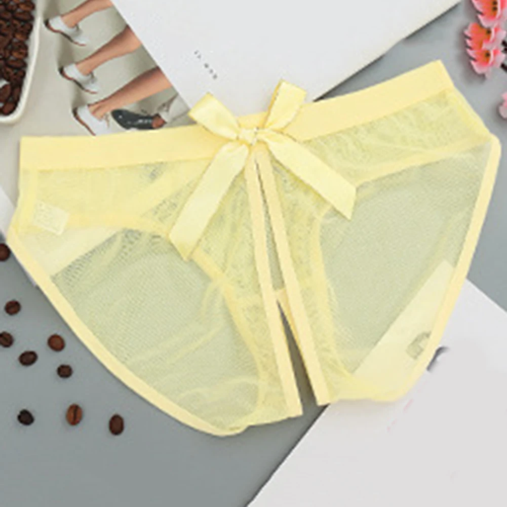 

Panties Womens Underwear Home Use Hotel Use Fun Lingerie Medium Strecth Open Crotch Solid Color Female Lingerie