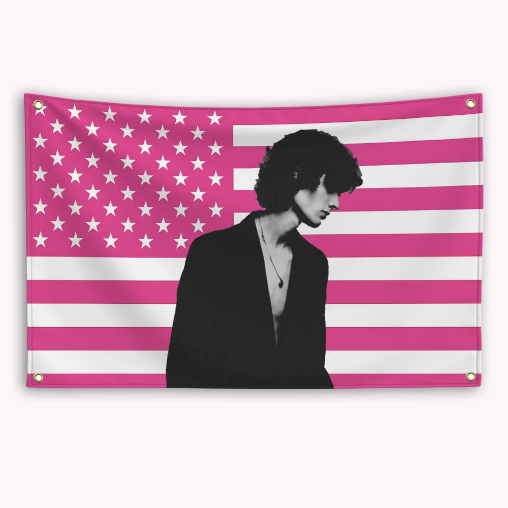 Singer Sombr  American Pink Flag Banner Advertising Decorative Home Objects Decoration Garage Flags for Bedrooms Tapestry Flaga