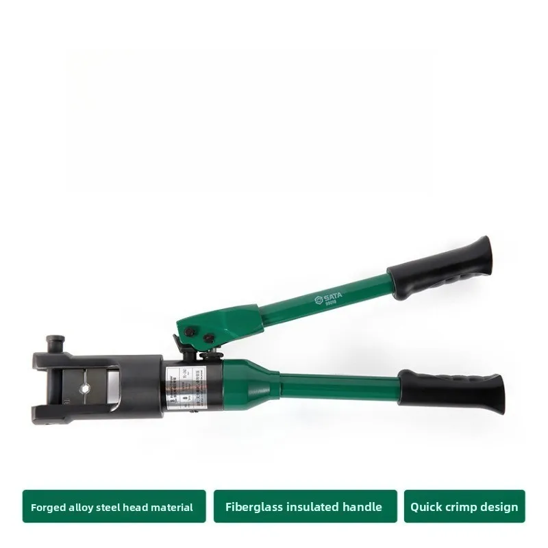Hydraulic Crimping Pliers Cold Pressing Terminals, Manual Opening Nose Cable Crimping Hydraulic Pliers for Electricians 99019