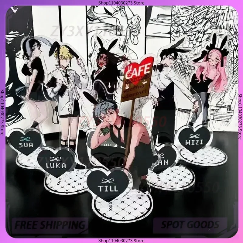Alien Stage Three Year Anniversary Rabbit Cafe Series Ivan Li Brand Q Edition Pendant anime Fashion Play Suitable Holiday Gift