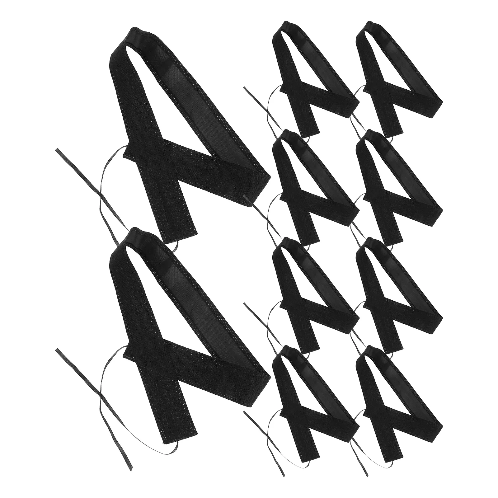 10 قطعة من القطن الصلب قبعة العصابات قابل للتعديل قابل للغسل الرباط بطانة لحام قبعة السلامة امتصاص العرق وسادة الراحة #6