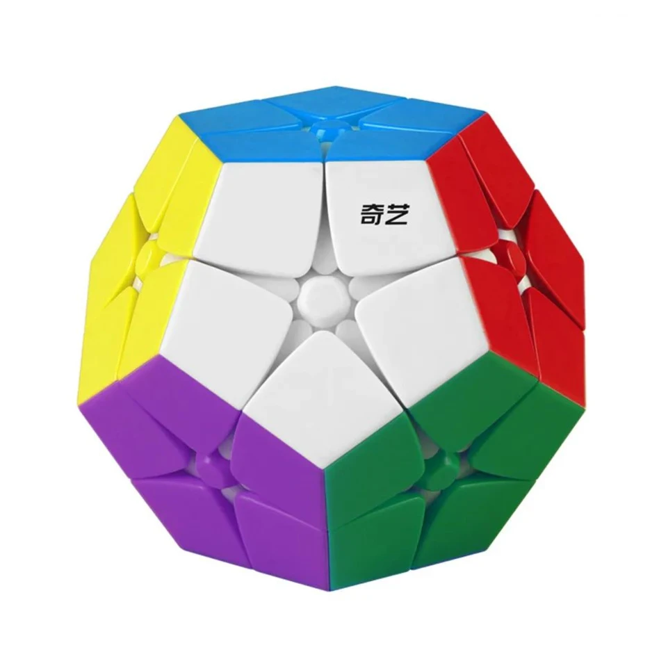 مكعب سحري QiYi Megaminxes ، ألعاب ألغاز تعليمية ، مكعب سريع للأطفال ، 12 وجهًا ، 2x2