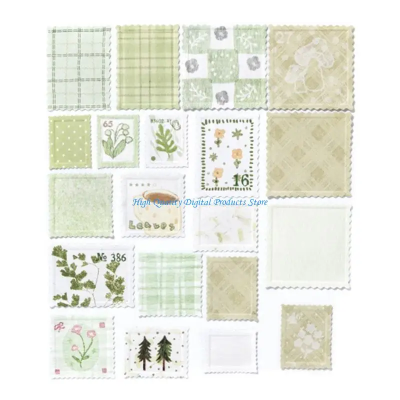 U2JE Embossed Stamps Sticker For Scrapbooking Journaling Decorations With 3D Design