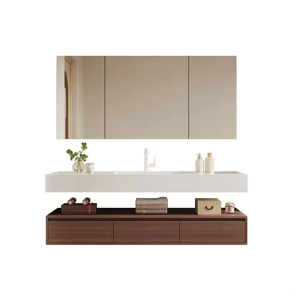 

Luxury Bathroom Vanity Set with Sink and Storage Cabinets for Elegant Home