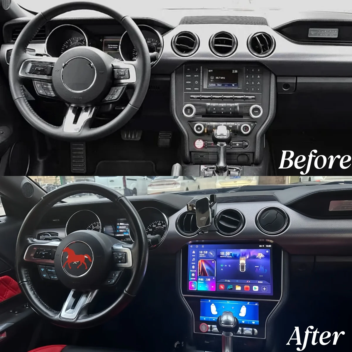 11.5INCH Android Intelligent Systems Screen For Ford Mustang 2015 - 2021 Car Radio Multimedia Player Stereo Carplay Head Unit