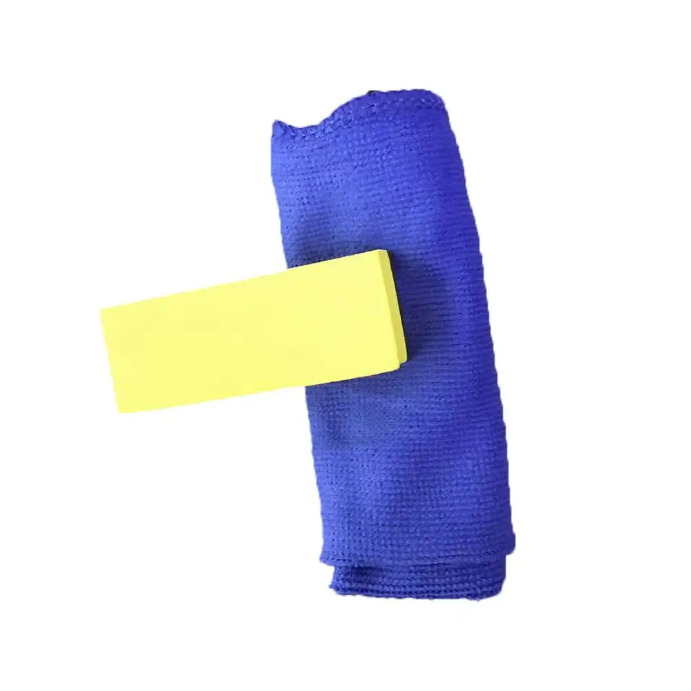 Губка для чистки автомобильных шин, чистящая повязка, вощеная щетка для полировки, губка, инструмент, U-образный дизайн, сильная мощность чистки