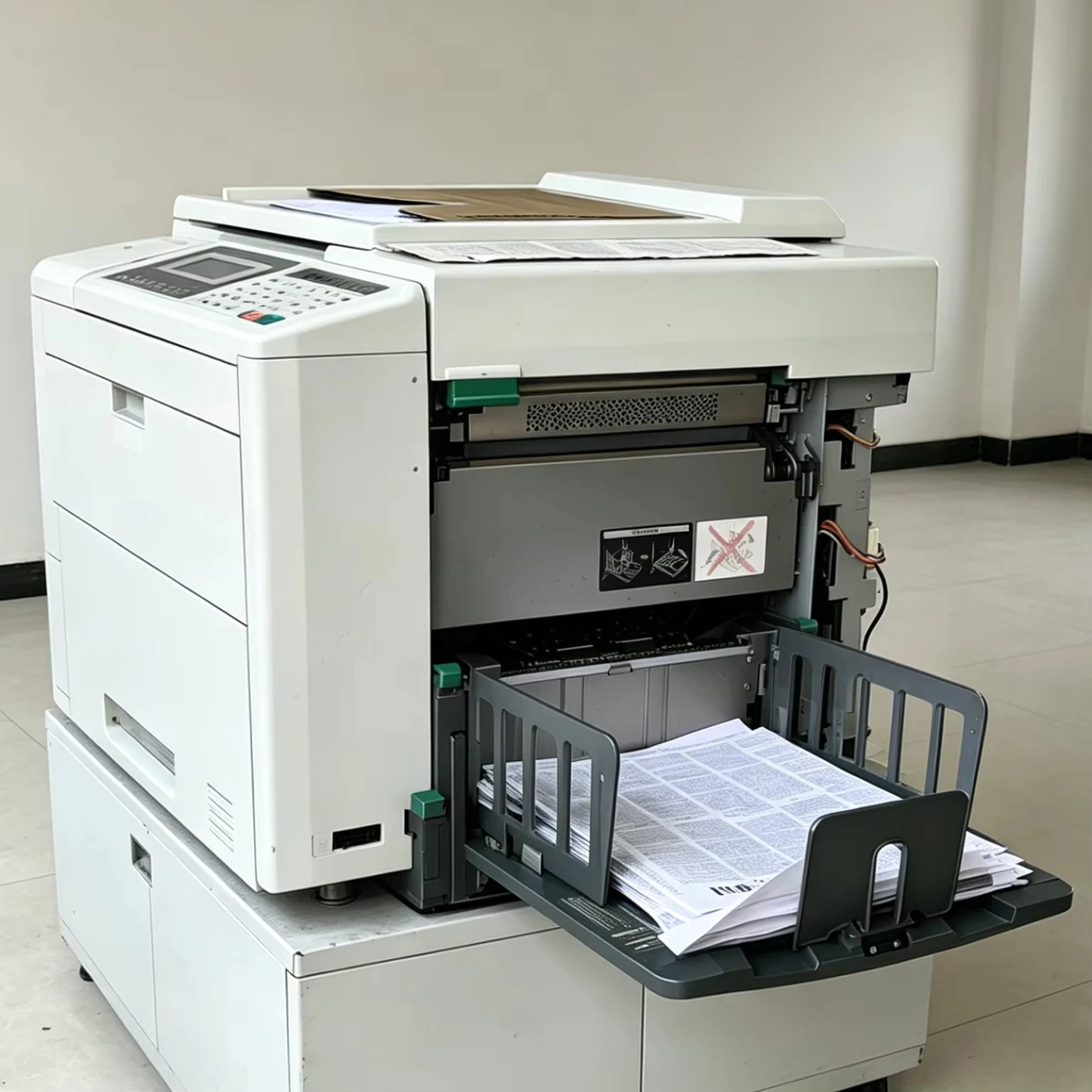 RISO GR3750 High-Speed Digital Duplicator A3 130ppm Screen Printer with Auto Ink Supply for Office School view 2