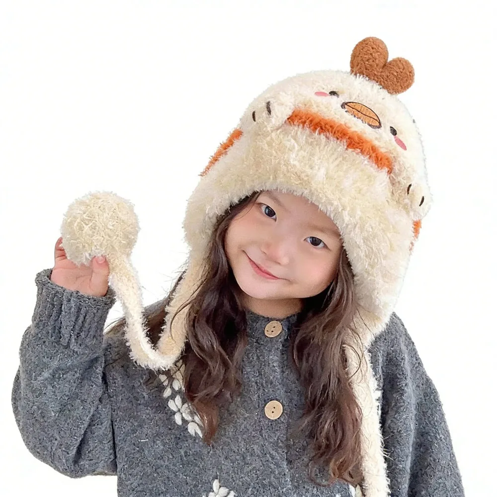 

Креативная морозостойкая шапка для защиты ушей, термоудобная детская шапка, флисовая шапка, осень-зима