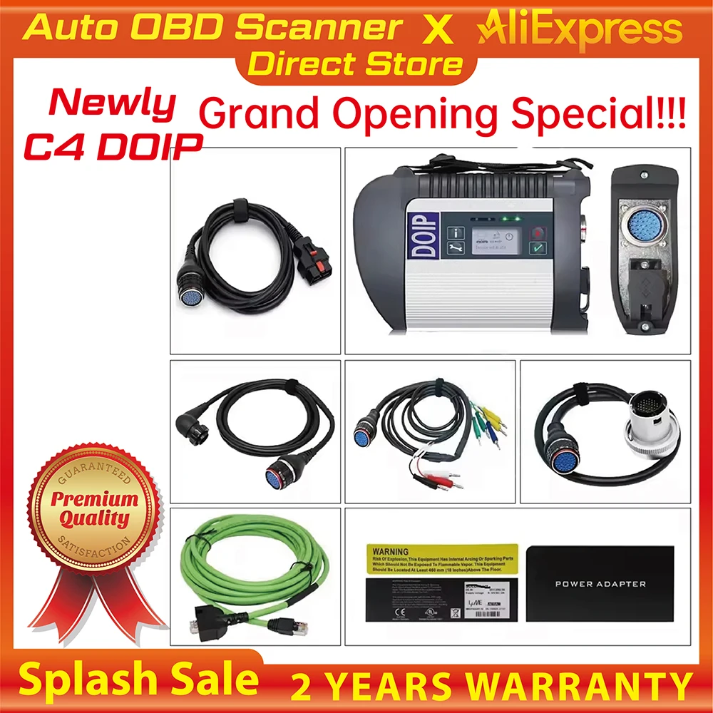 

NEW VERSION MB star c4 plus DOIP wifi function SD Connect Diagnostic Tool MB SD C4 with SSD v2023.09 full software for Car/Truck