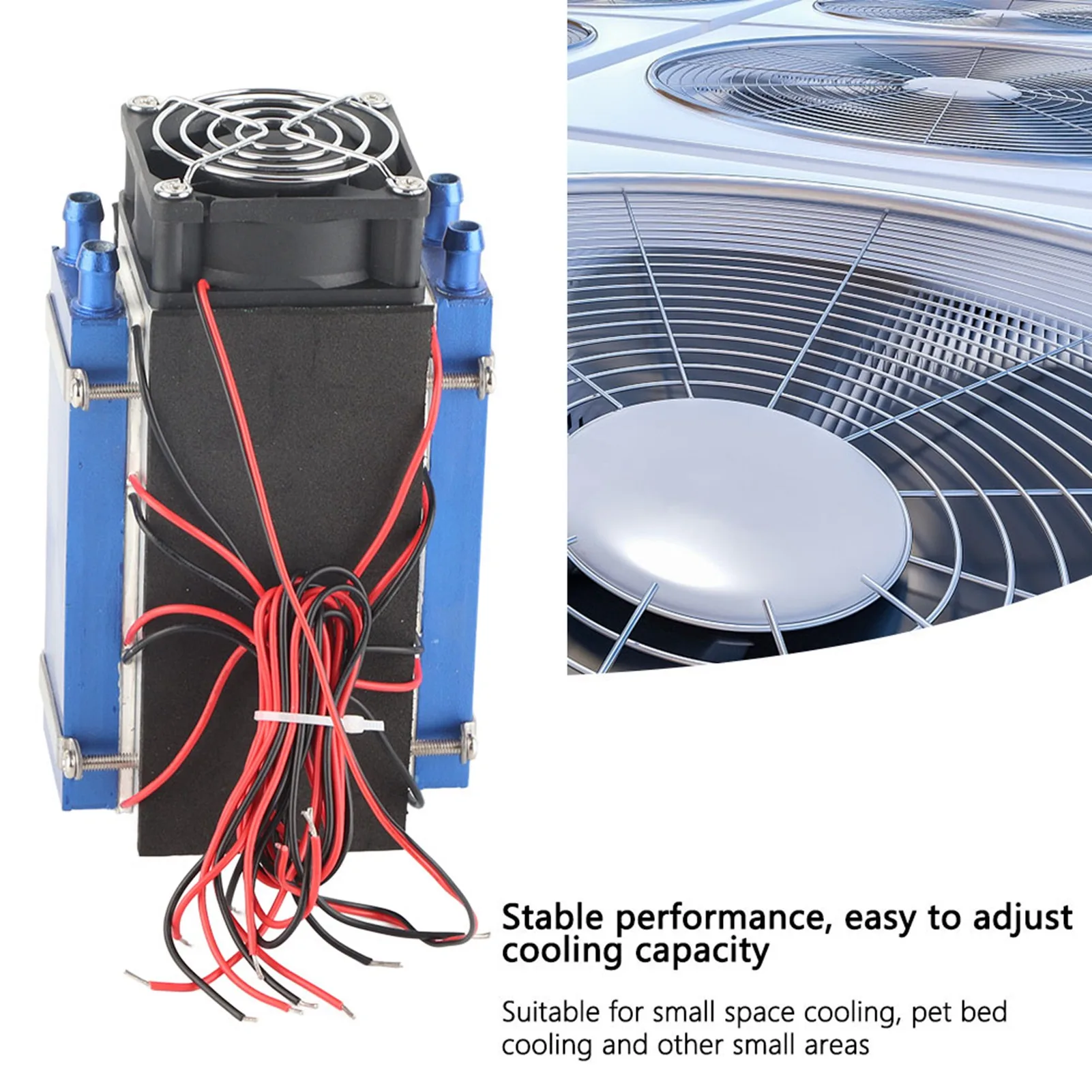 12V 420W 6‑Chip Thermoelectric Semiconductor Cooler Air Cooling Device Thermoelectric Air Cooling Device Thermoelectric Cooler