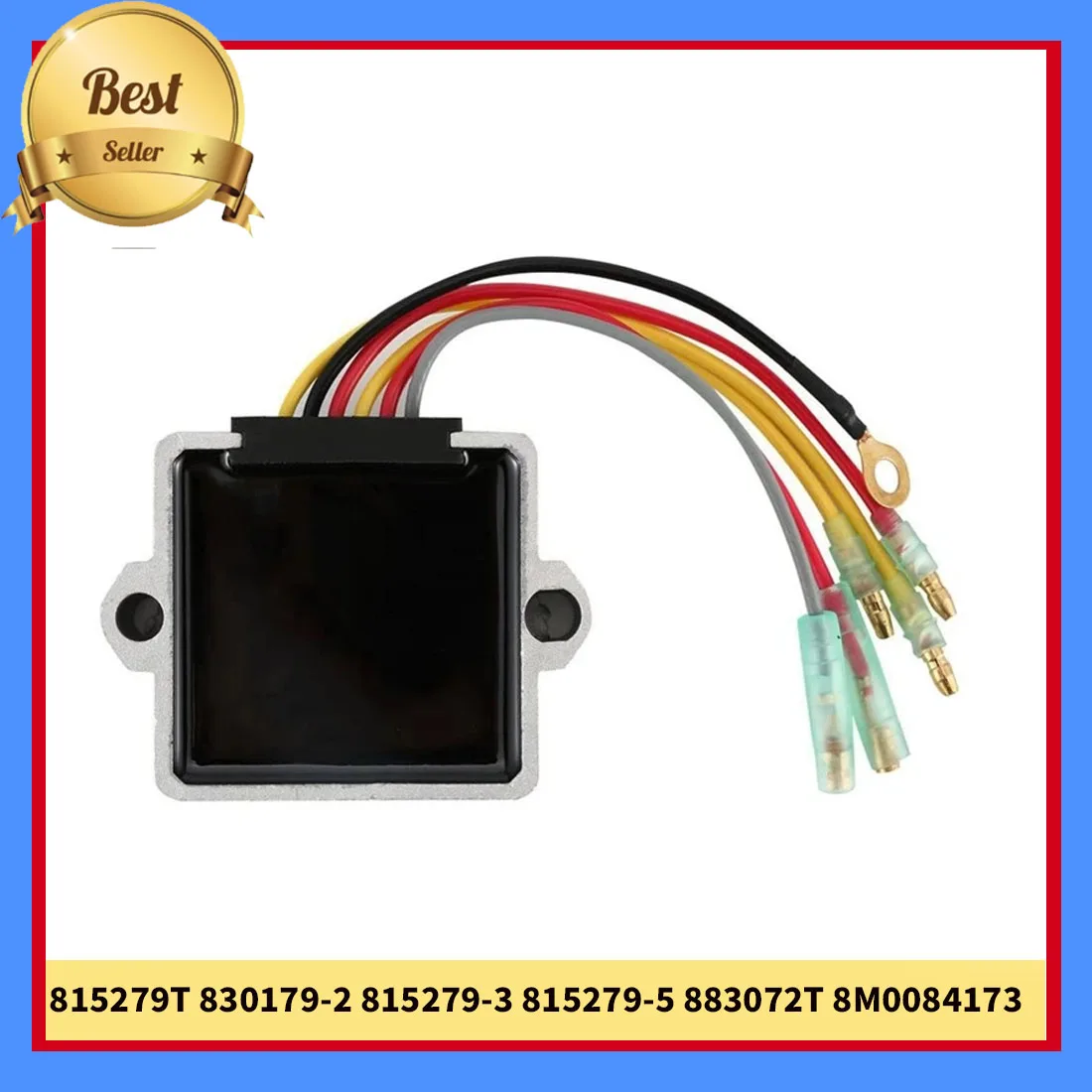 

Voltage Regulator Rectifier for Mercury Marine 30 40 45 50 55 60 65 75 80 90 100 115 125 135 150 175 200 HP 883072T