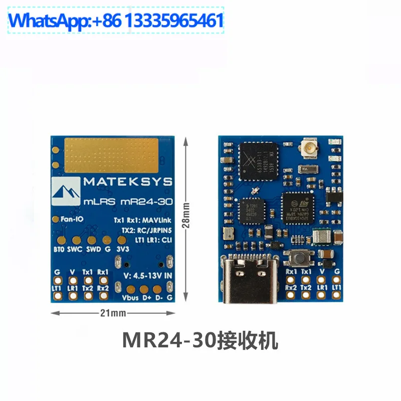

Комплект модулей Matek MLRS MAVLINK 2,4 ГГц TX MR24-30/MR24-30-TX