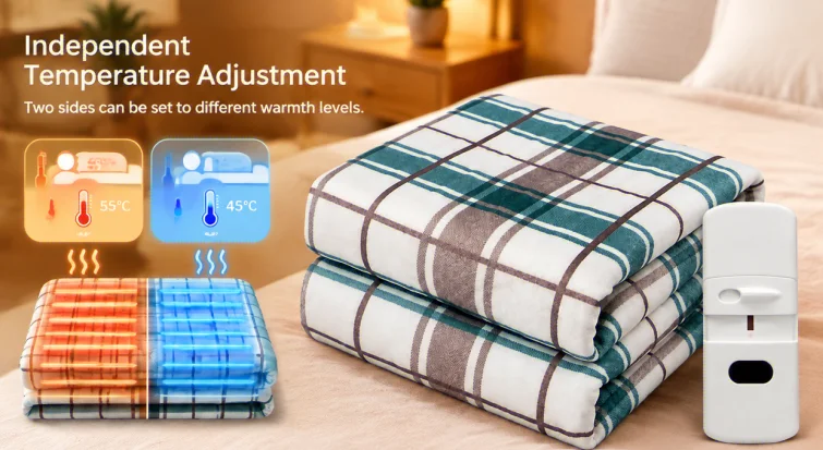 Thicker Electric Heating Mattress Blanket with Thermostat Winter Body Warmer for Home Use image 3