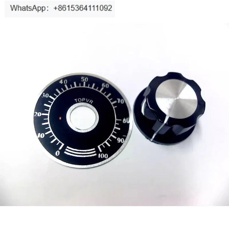 

Dial + knob, potentiometer knob, number knob 10pcs