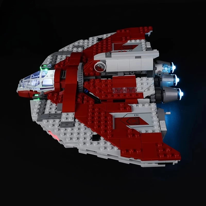 مجموعة إضاءة LED مناسبة لـ LEGO Star Ahsoka Tanos T 6 Jedi Shuttle 75362 (لا تشمل مكعبات البناء)