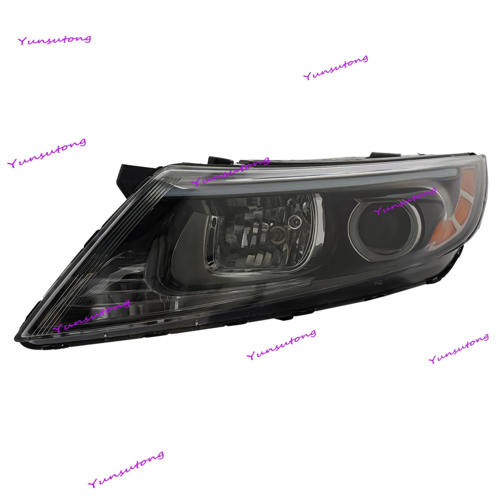 

Headlight for 2014-2015 Kia Optima, Injection Molded PC Material, Impact and Corrosion-Resistant, Provides Bright Light for Safe