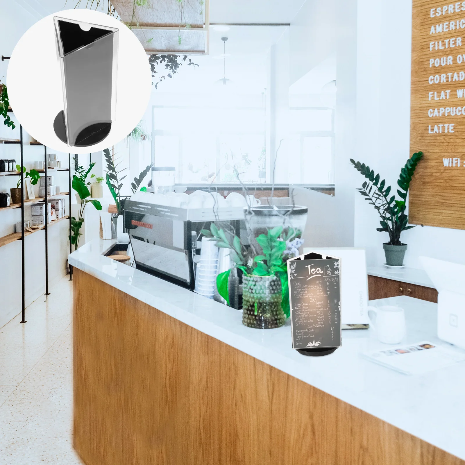 

Rotating Table Card Small Display Stand Top Sign Holders Menu Rotary Sheet Music