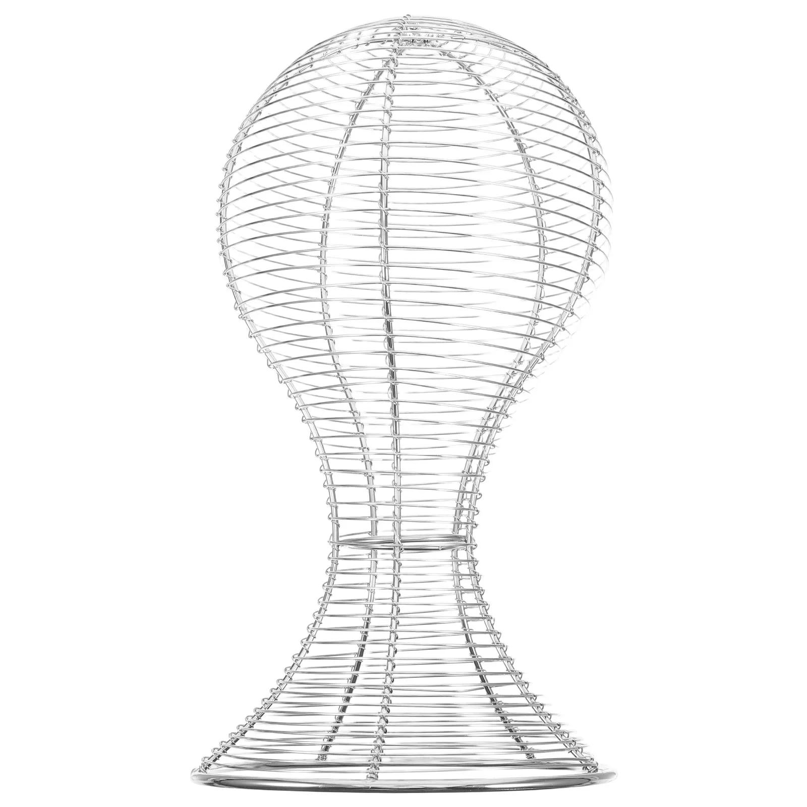 

Human Face Hat Display Stand Iron Cap Holder Storage Rack for Malls Supermarkets Wire Dome Shape Metal Brim Vertical
