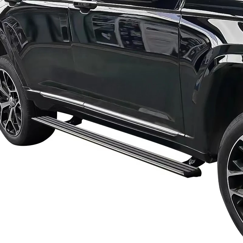 Black Aluminum Fence Panels Automatic Running Boards Electric Side Step for Grand Cherokee 2021 2023