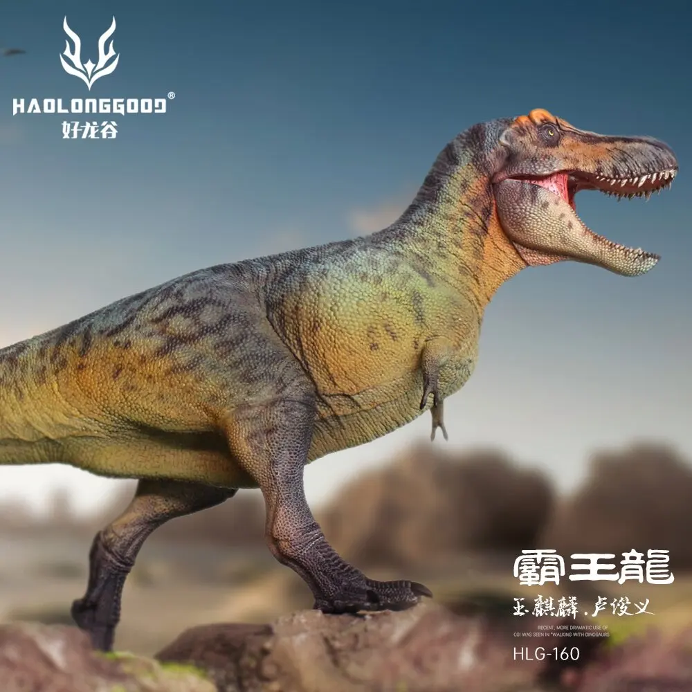 

HAOLONGGOOD Authentic 1/35 Scale Tyrannosaurus Rex Dinosaur Model Collectible Sculpture Desktop Decoration Gift For Collectors