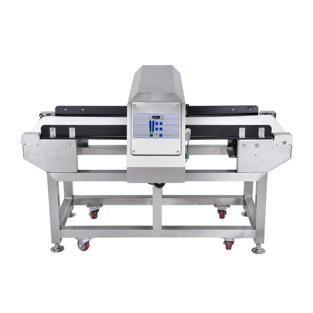 Food Metal Detector For Aluminum Foil Packaging To Detect Metal From Food Production High speed Line High Precision