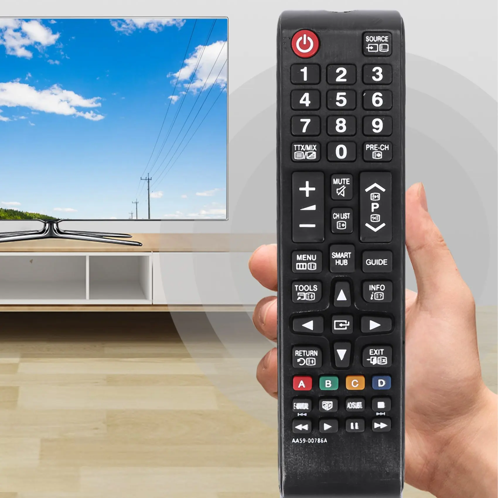 サムスンLEDテレビの交換用リモコン,AA59-00786A,aa5900786a