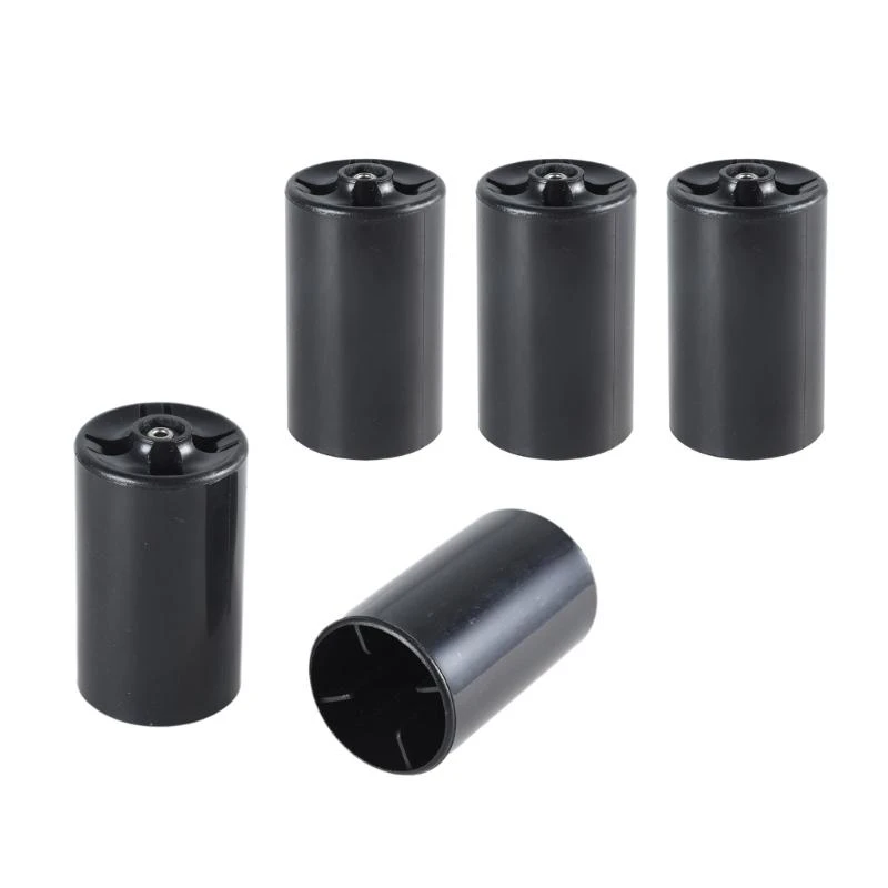 Y1UB Small AA to D Battery Adapter, D Size Battery Adapter Spacers Transform Batteries for Enhances Device Compatibility