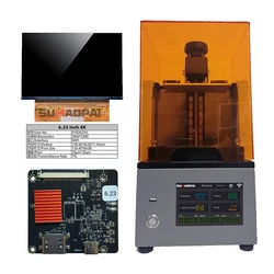 3D printer accessories light curing resin original screen 6.23 inch 4K LCD MONO LCD screen PJ3D623Vl for NANODLP system DIY S623