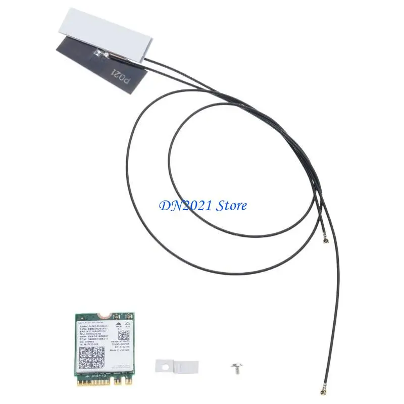 F3KE AX210NGW WiFi 6E карта BT5.2 Беспроводной адаптер Wi-Fi 6E Антенна Трехдиапазонная 2 4G 6G Сеть 802.11AX 5400 МБ для