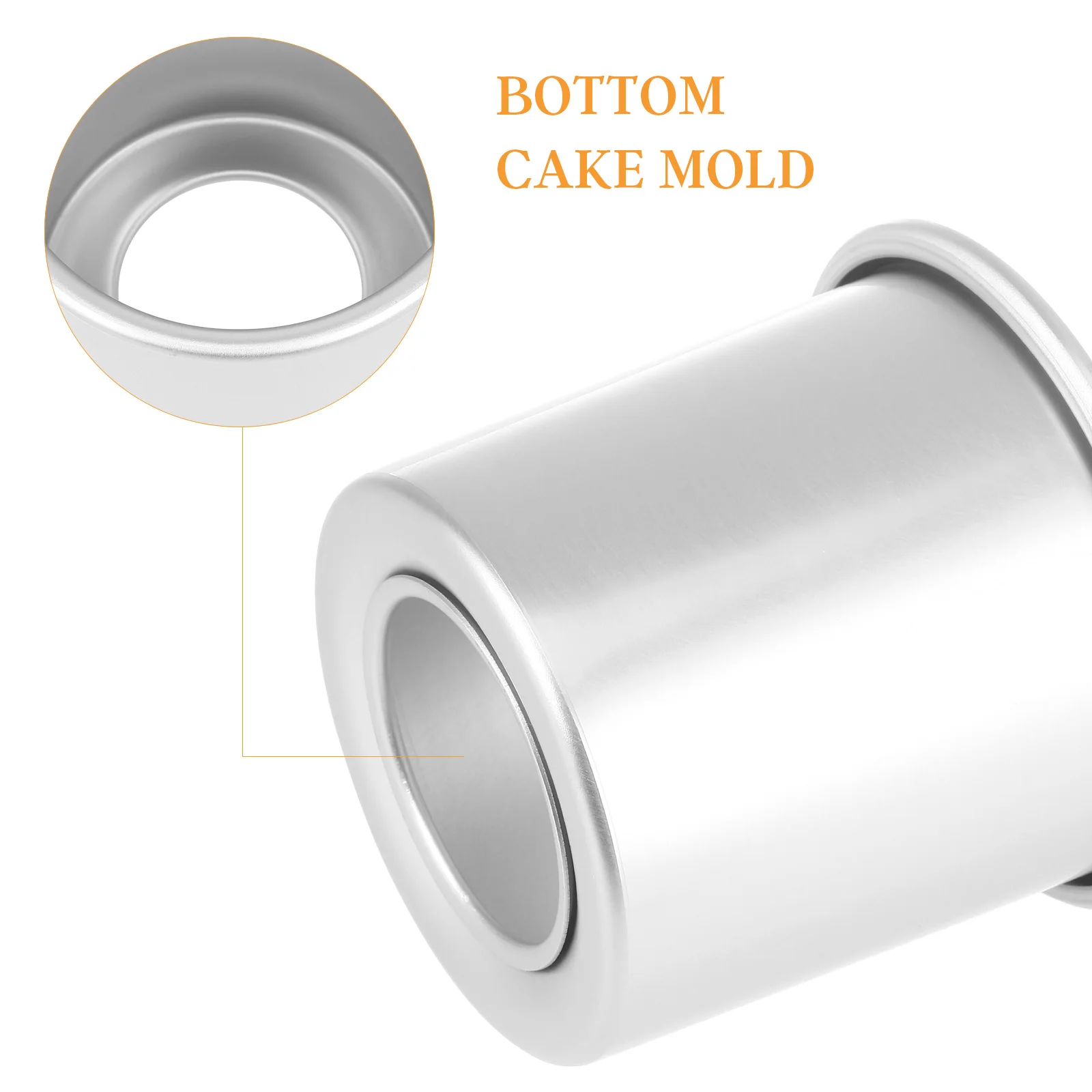 

Hollow Cake Mold 4 Inch Tall Chiffon Baking Pan Non Stick Tube Mold Kitchen Bakery Tool Cake Baking Molds Multi Use
