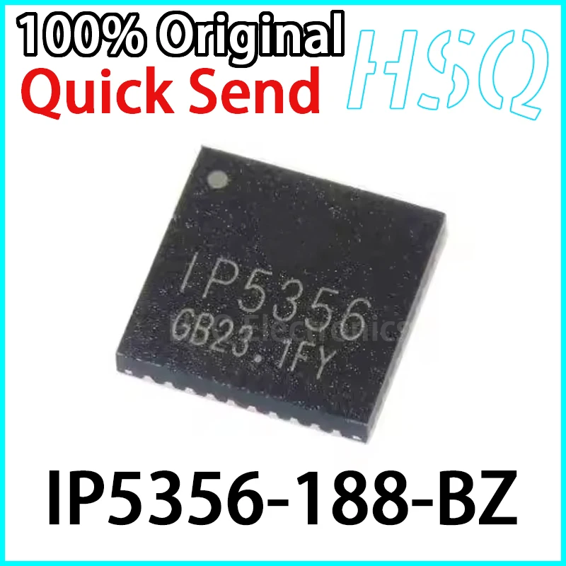 

1PCS IP5356-188-BZ Screen Printing IP5356 Packaging QFN-40 Mobile Power Chip LED