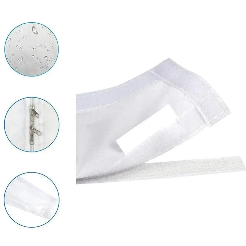 Incline Skylight PAC Sealing Cloth Portable Air Conditioner Vent Hose Cover For Slope Tilt Roof Window Hot Air Isolation view 3