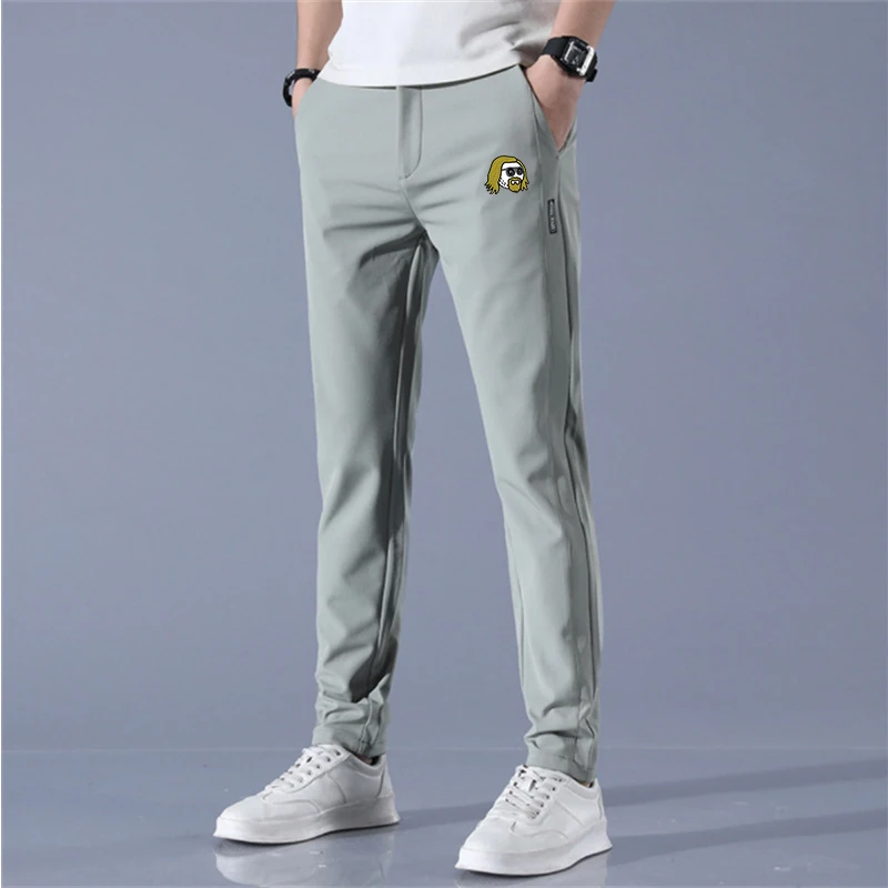 2024 Golf wear Spring and Autumn men\'s golf pants High quality elastic fashion casual breathable sports pants Size 29-38