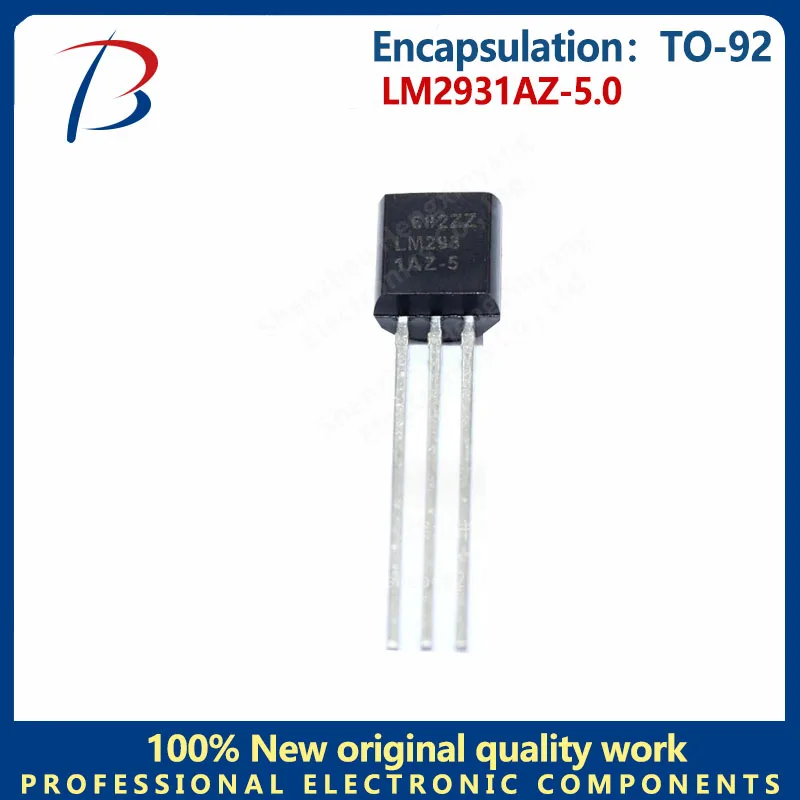 10pcs LM2931AZ-5.0 Package TO-92 Linear Regulator Current 100mA 40V