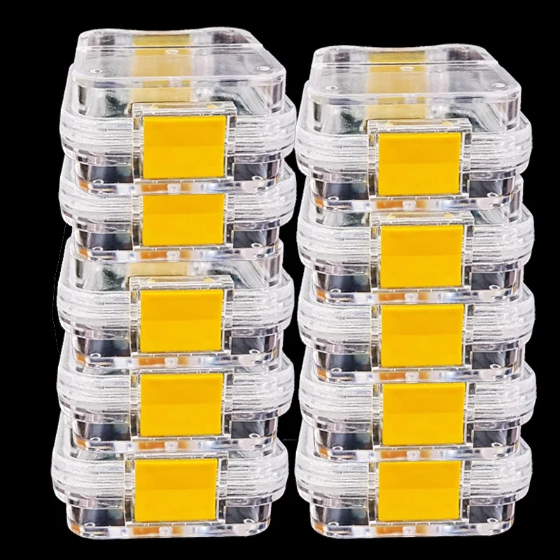 50Pcs/bag Denture Storage Box Plastic Denture Tooth Box with Film High Quality Dental Implant Membrane Tooth Box