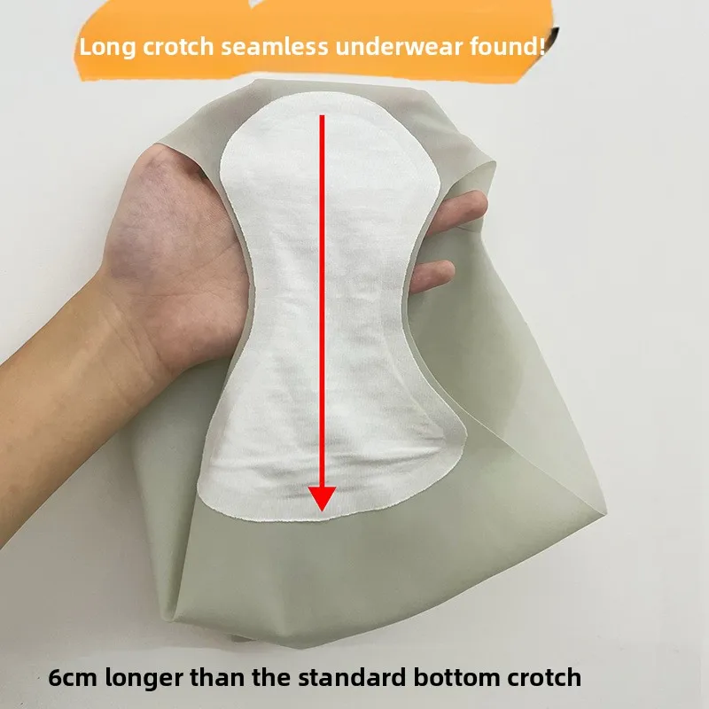 Women's Physiological Underwear Front Gear Extended Seamless Underwear Women's Middle Waist Physiological Menstrual Period