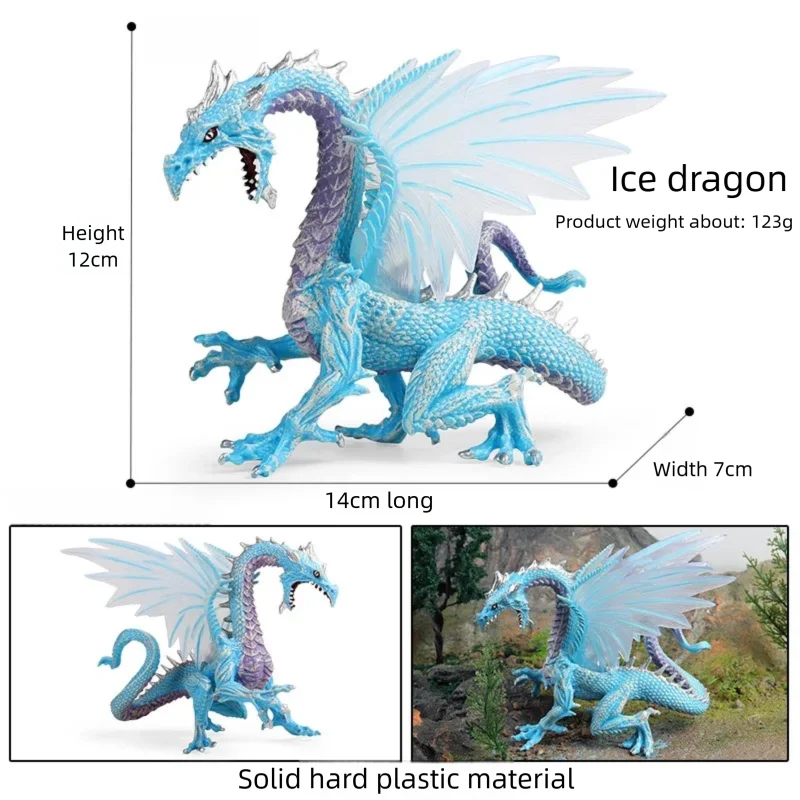 Original Myth Dragon Gorilla Model Realistic Animal Monster Action Figures Dinosaurs Demon PVC Collection Kids Toy Boy Gift