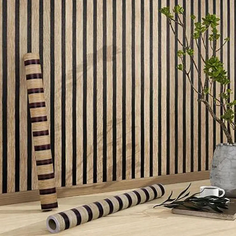 45CM Waterproof Self-Adhesive Wall Sticker PVC Grille Bedroom Living Room TV Background Wall Home Decoration Wallpaper