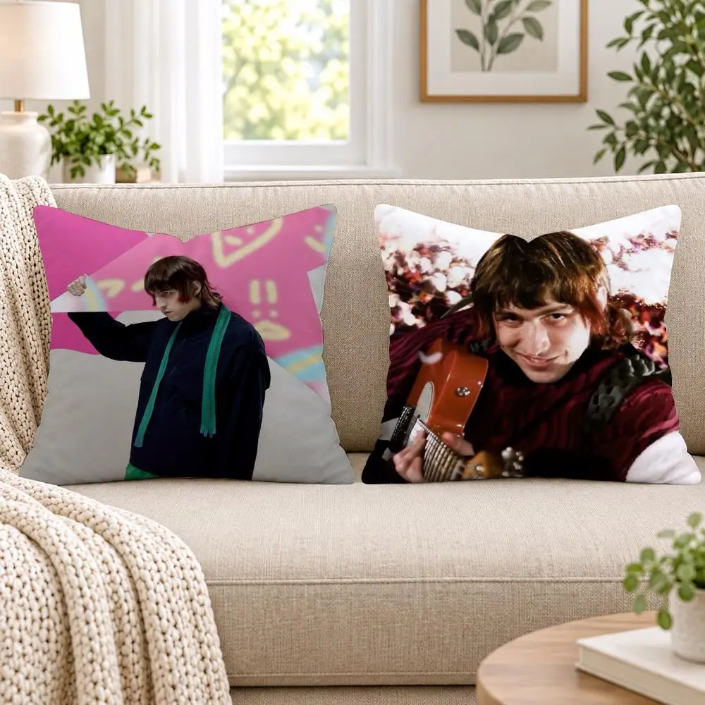 Singer Porter Robinson Cushion Cover Short Plush Double-Sided Printing Sofa Bedroom Pillow Case Aesthetic Home Decor