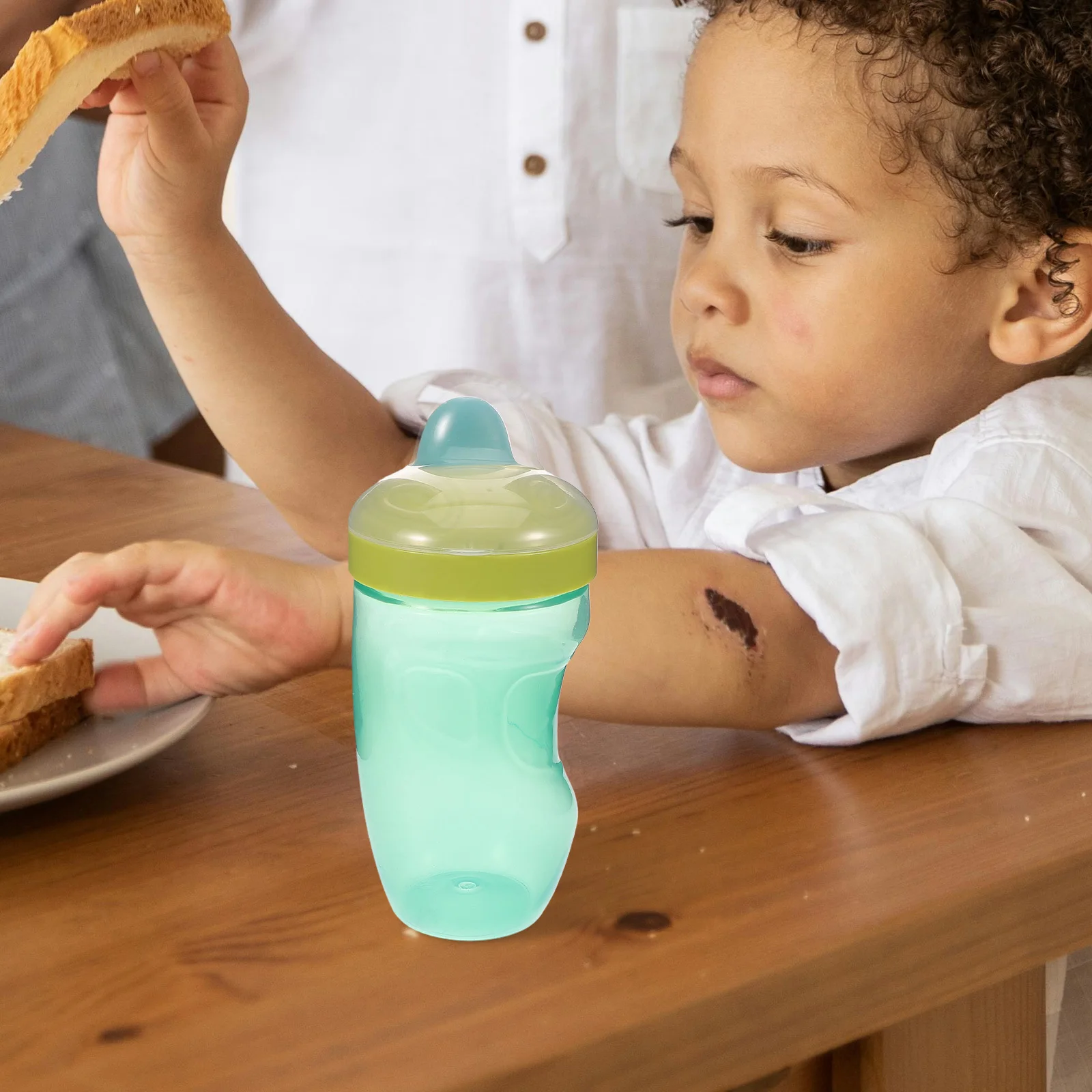 

Портативная тренировочная чашка для малышей, большая емкость, жесткий носик, защита от разливов, детская бутылка для воды без пролива, для путешествий на каждый день