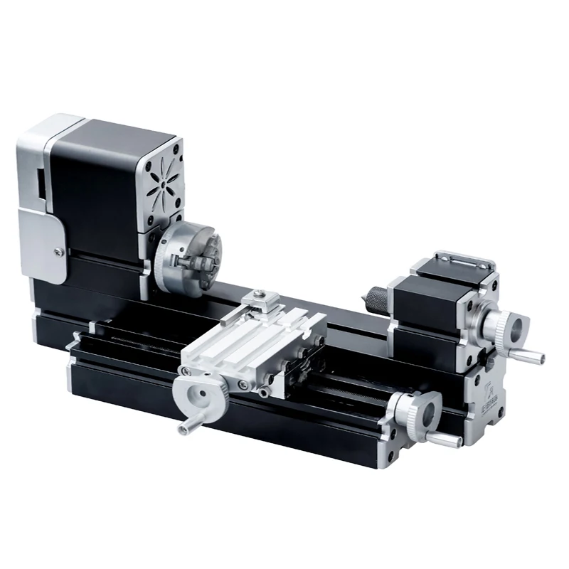 6 em 1 mini torno de metal grande potência 60w 12000rpm madeira em miniatura torno adequado para crianças carpintaria diy ensino