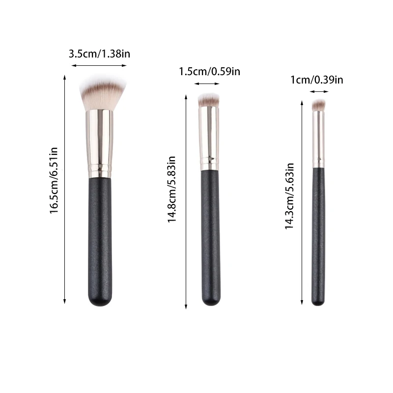 Pinceau correcteur de fond de teint, fard à joues contour premium, sans défaut, sous les yeux, visage dense, pinceau de maquillage pour mélange