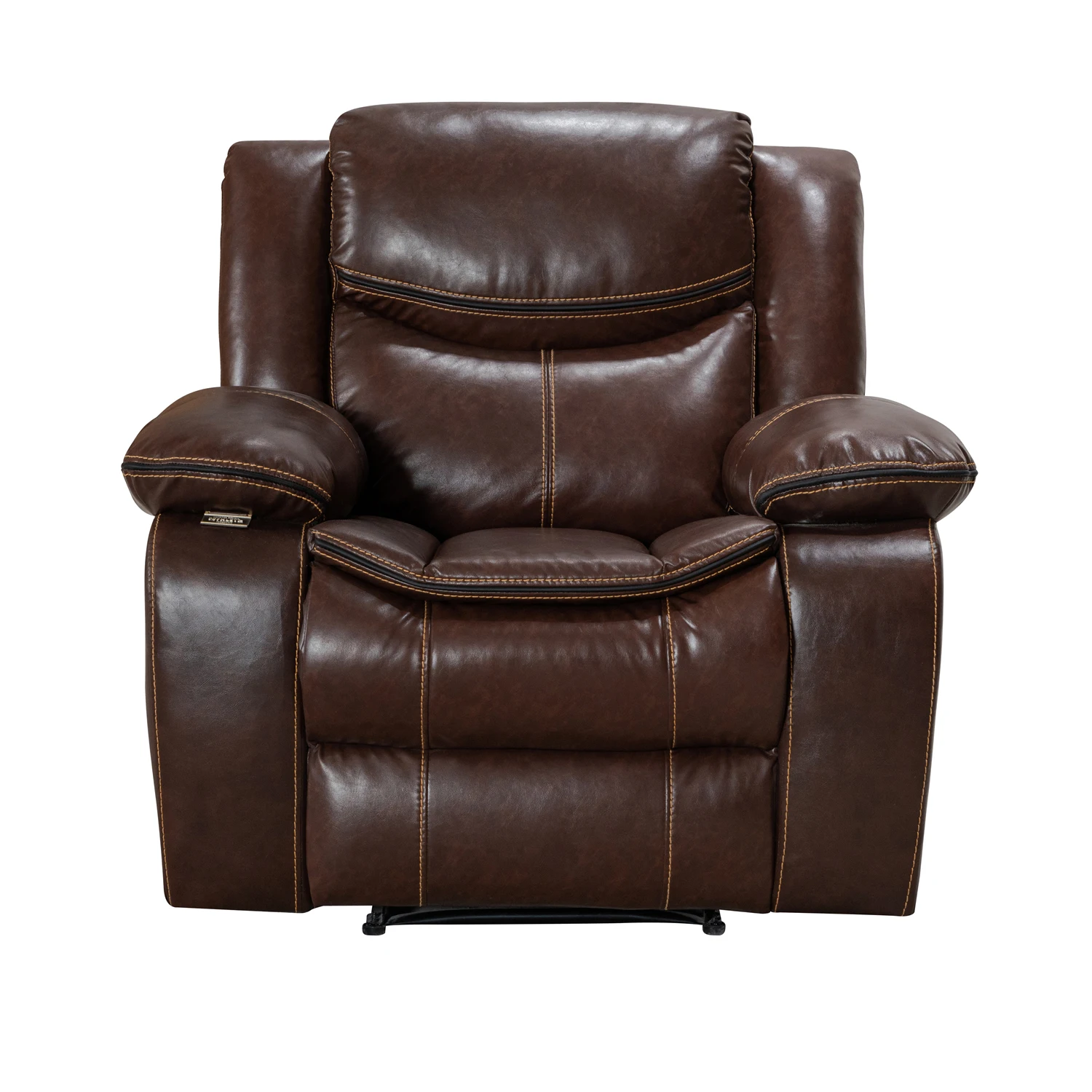 

Modern Electric Recliner Sofa Set with Massage and Fabric Upholstery Remote Control Wing Back Design for Elderly Comfort 3004