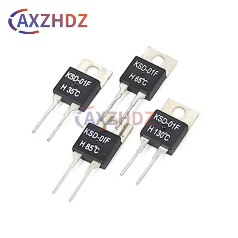 

JUC-31F 40 50 60 70 80 90 100 DegC KSD-01F NC Normally Closed NO Normally Open 1.5A Thermal Switch Temperature Sensor Thermostat
