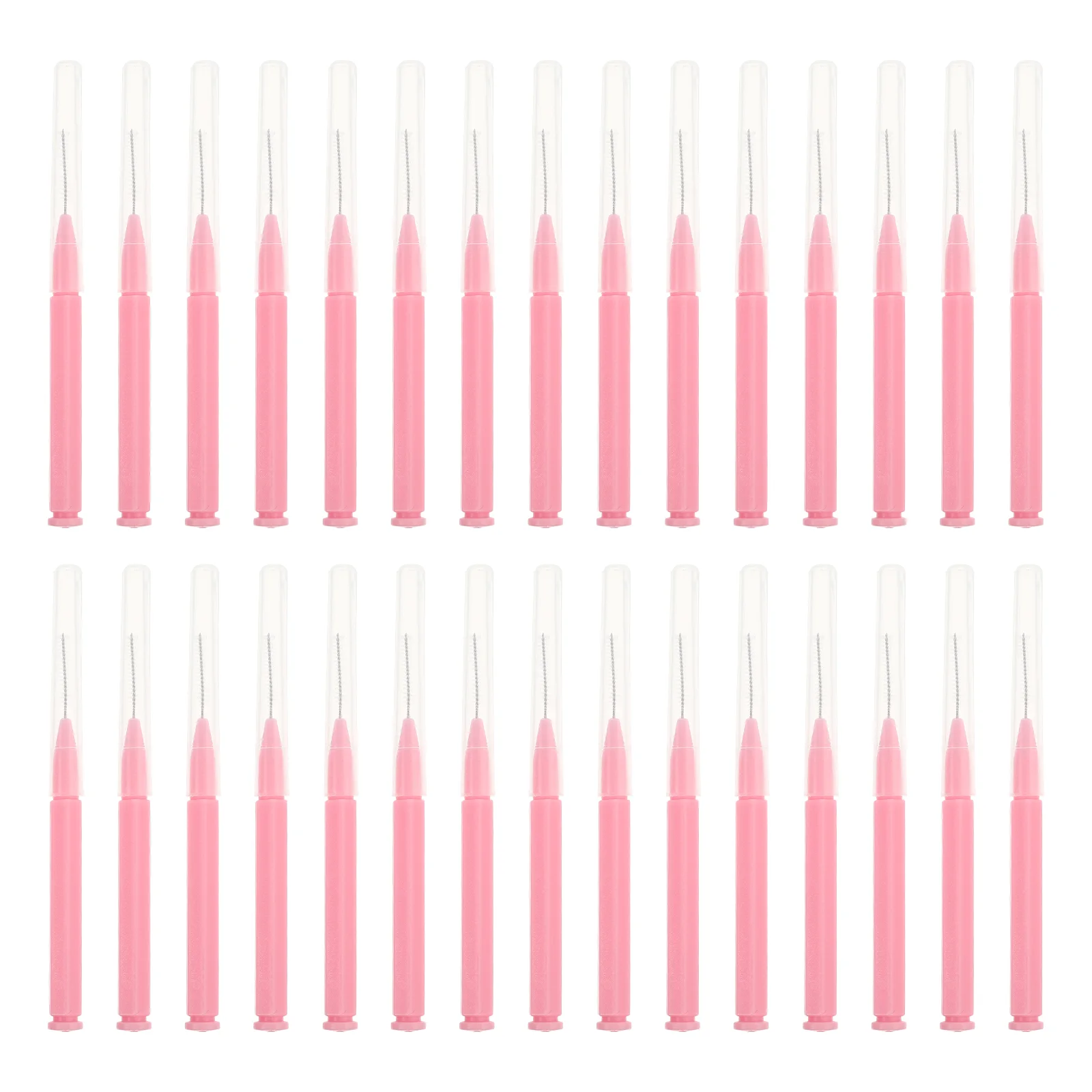 30 Pcs Interdental Brush Toothpick Flosser Inter-Dental Portable Picks Soft Fur Child