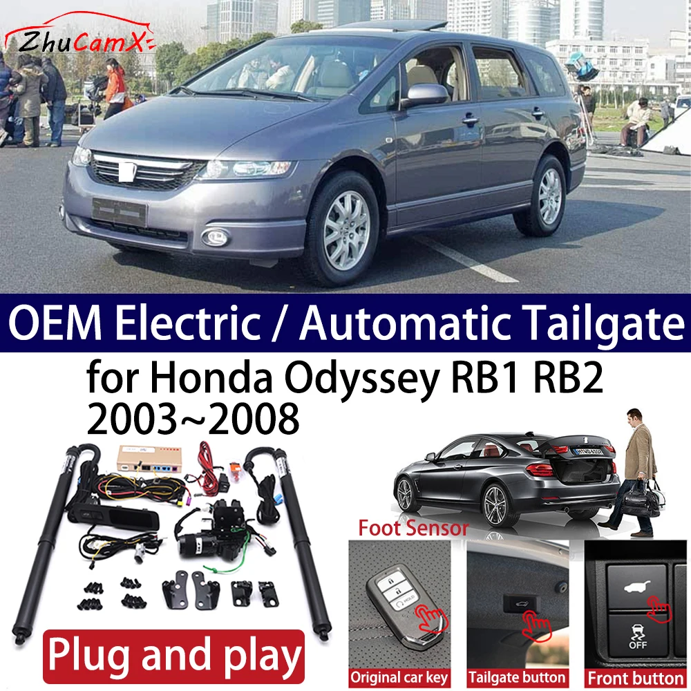 

ZhuCamX for Honda Odyssey RB1 RB2 2003~2008 Car OEM Power Electric Automatic One-Click Smart Liftgate Tail Gate Support Opener