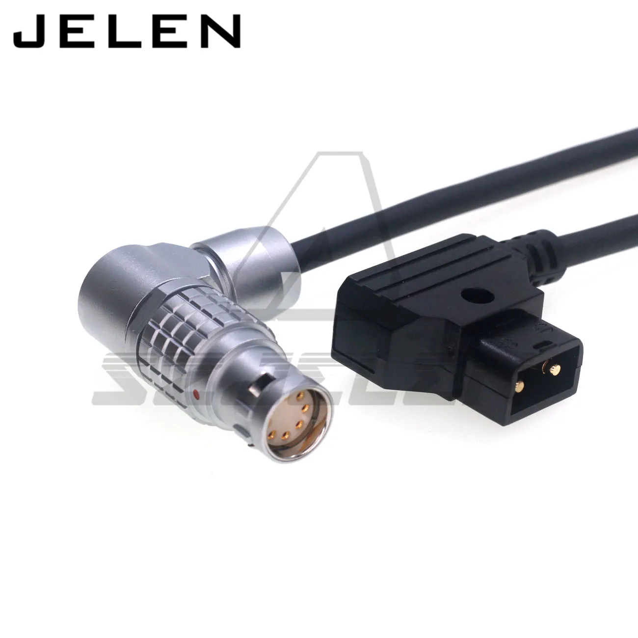 DTAP to Adjustable Right-Angle FSJ 2B 8pin female for Camera Blackmagic URSA Cine power CABLE