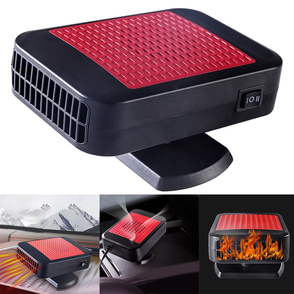 Cooling Fan 12V Defrost Heater Anti-corrosion Design Dashboard Installation Easy To Install Made Of ABS Material 12V Voltage