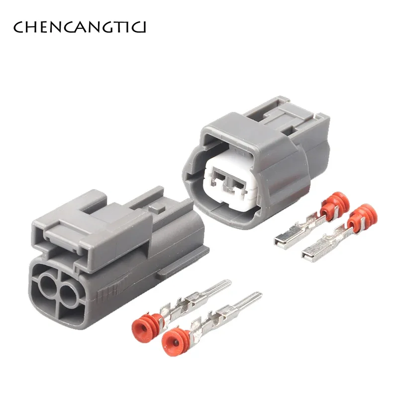 

1 Set 2 Pin Sumitomo Automotive ECT Engine E-RS Type Water Temperature Sensor Connector For Nissan Hyundai 6189-0772